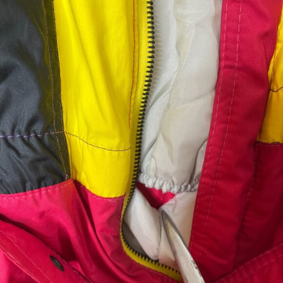 Vtg 5th Avenue One Piece Ski Suit Snowsuit 80s Womens sz 44 Made in Italy Purple - Picture 4 of 14